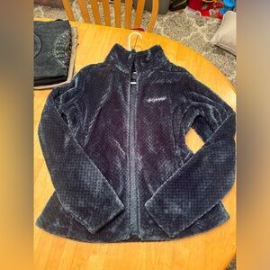 Women's Navy Fleece Jacket